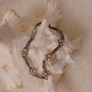 Marcasite, cz bracelet.